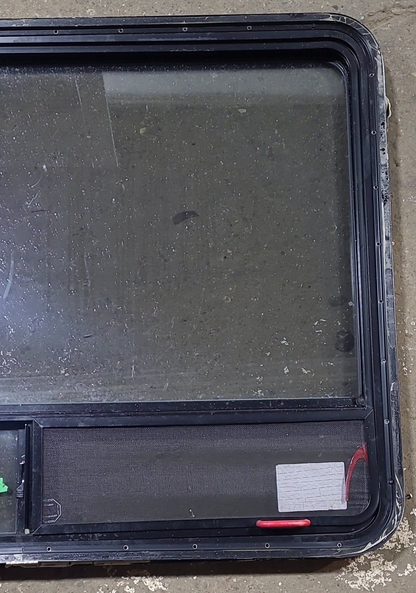 Used Black Radius Emergency Opening Window : 47 1/2