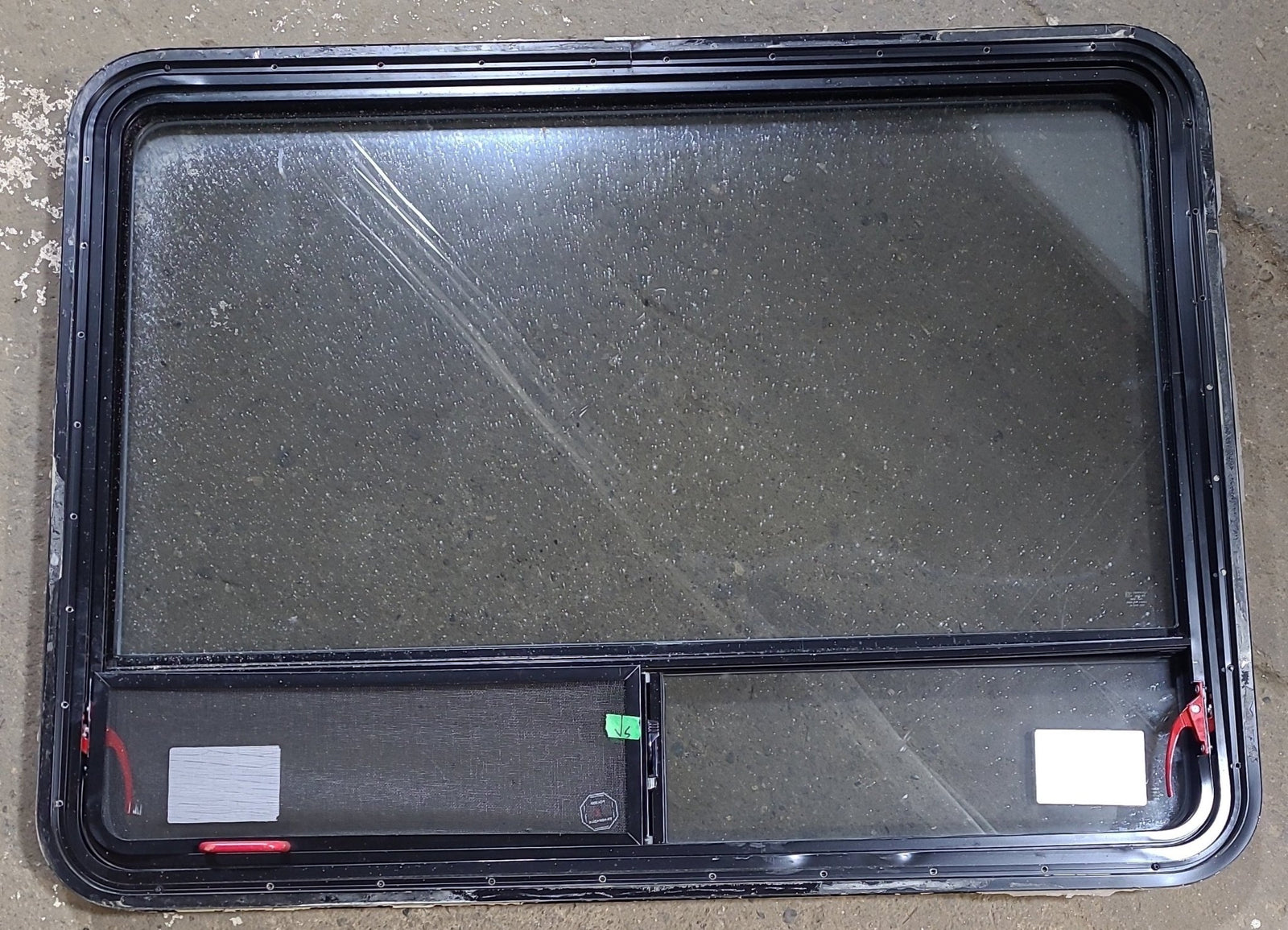 Used Black Radius Emergency Opening Window : 47 1/2