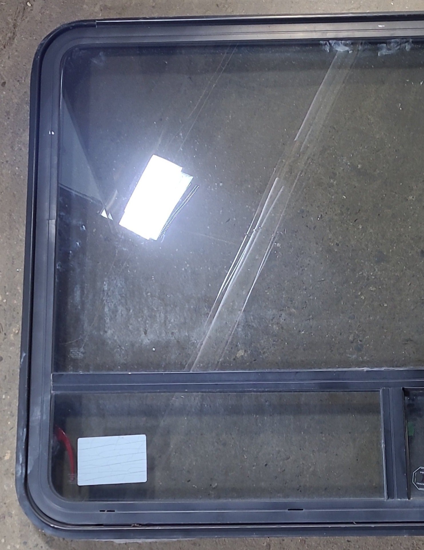 Used Black Radius Emergency Opening Window : 47 1/2