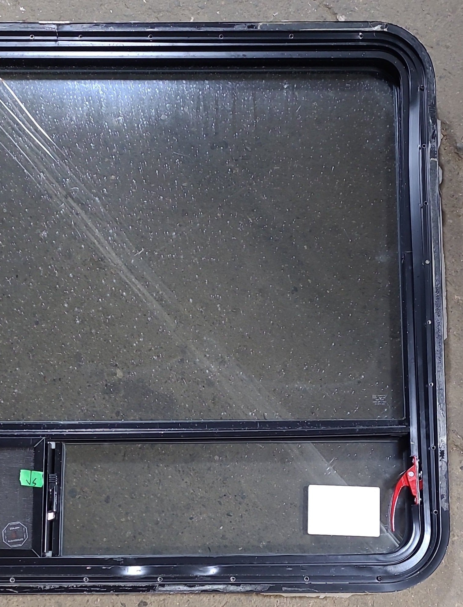 Used Black Radius Emergency Opening Window : 47 1/2