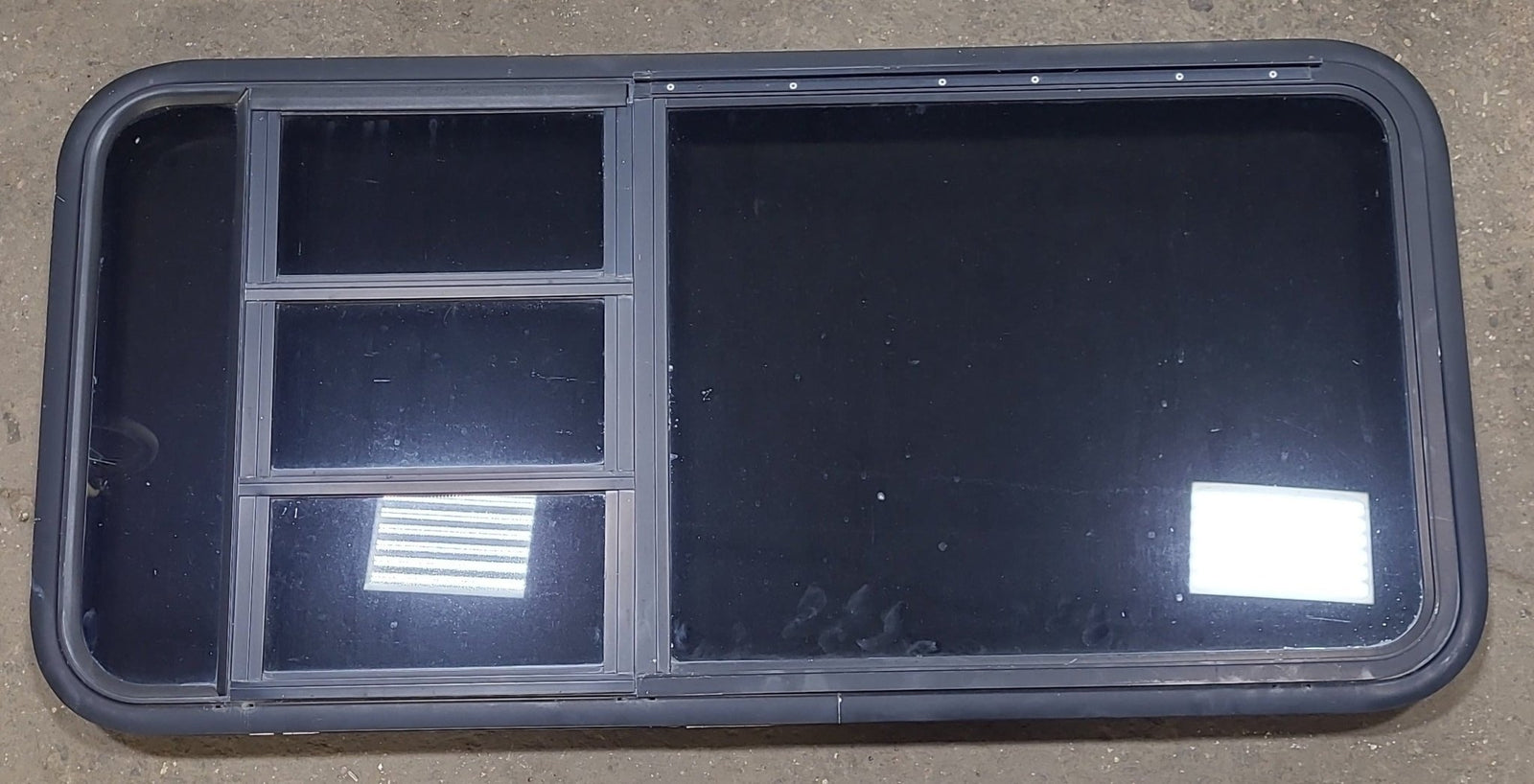 Used Black Radius Emergency Opening Window : 47 1/4