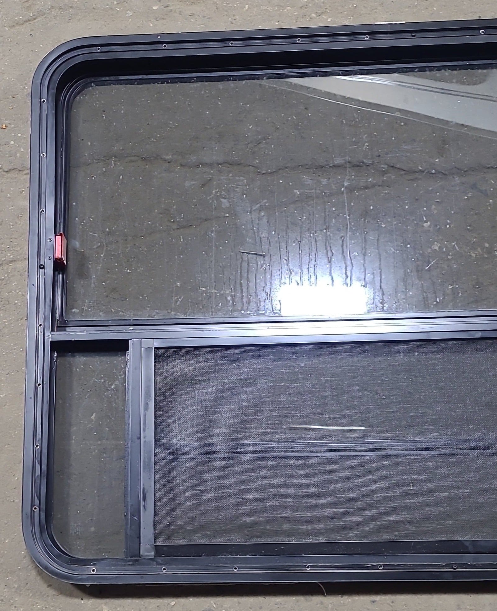 Used Black Radius Emergency Opening Window : 47 1/4