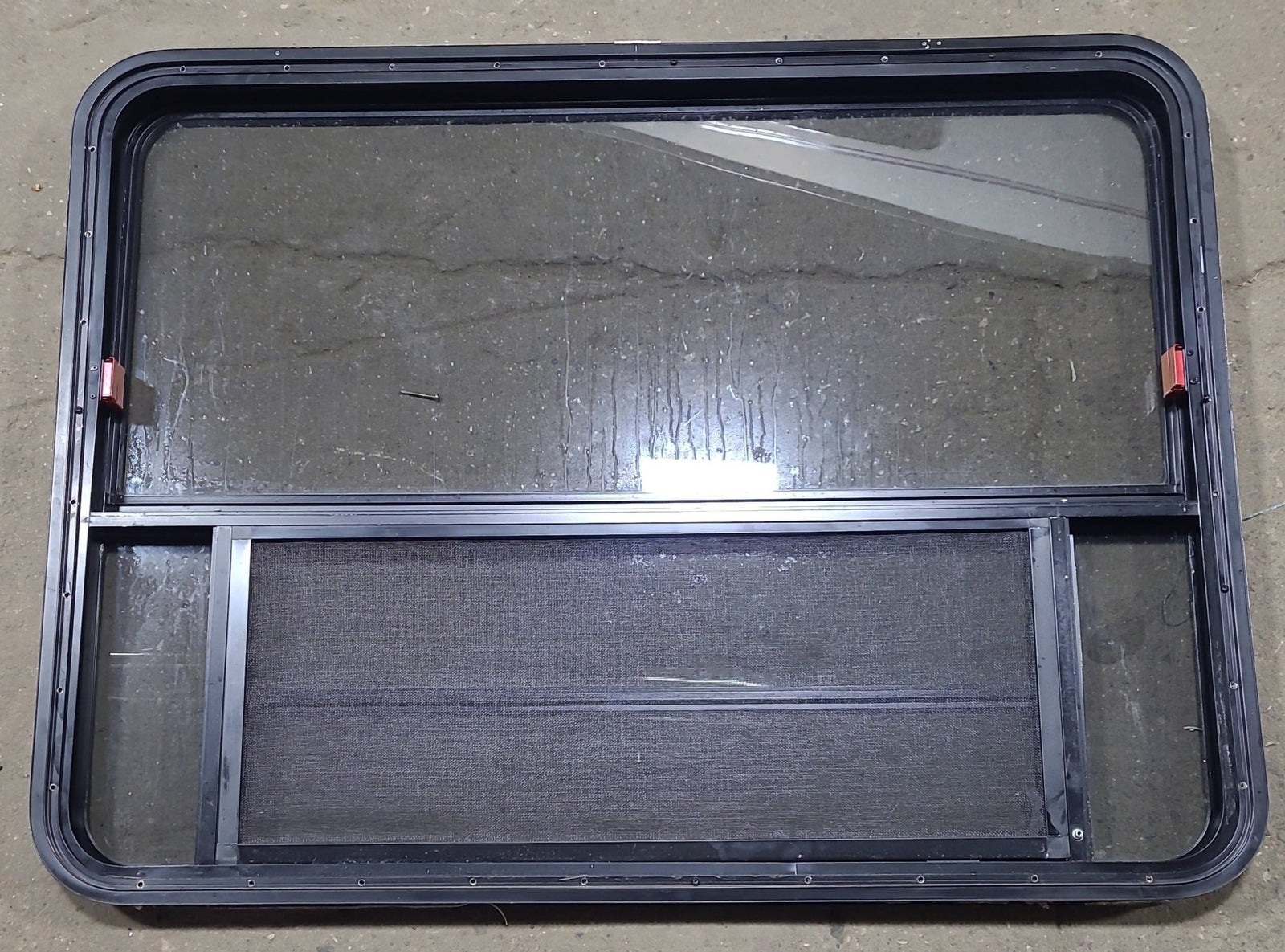 Used Black Radius Emergency Opening Window : 47 1/4
