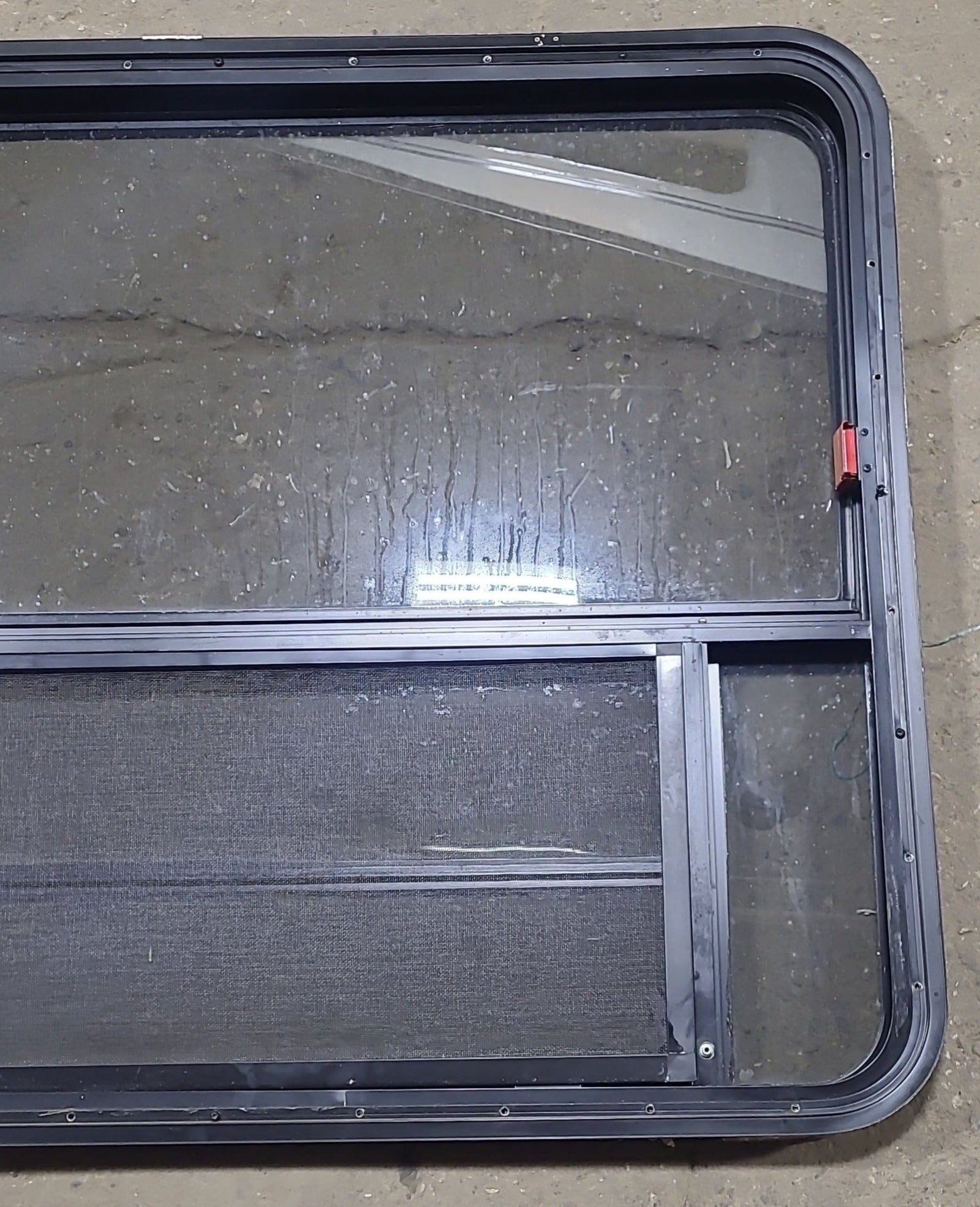 Used Black Radius Emergency Opening Window : 47 1/4