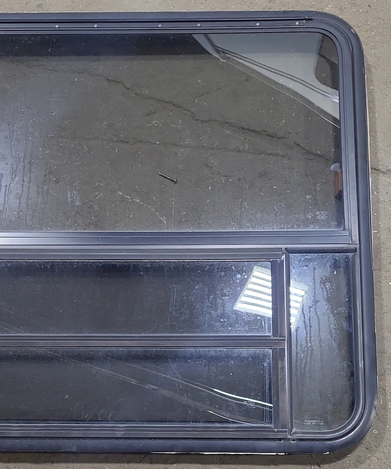 Used Black Radius Emergency Opening Window : 47 1/4