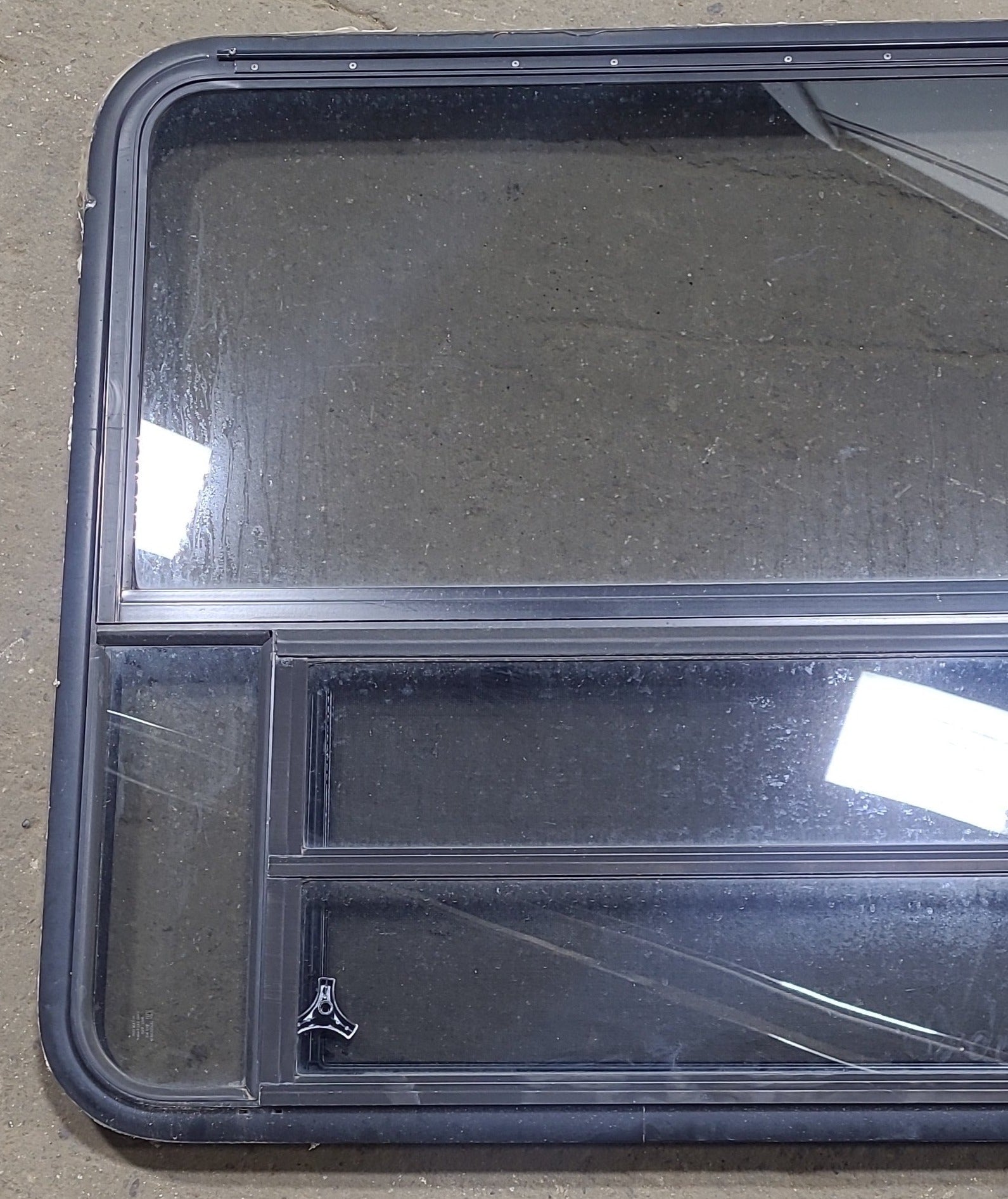 Used Black Radius Emergency Opening Window : 47 1/4