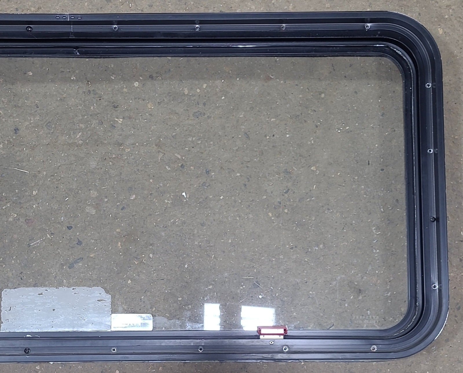 Used Black Radius Emergency Opening Window : 48 1/2