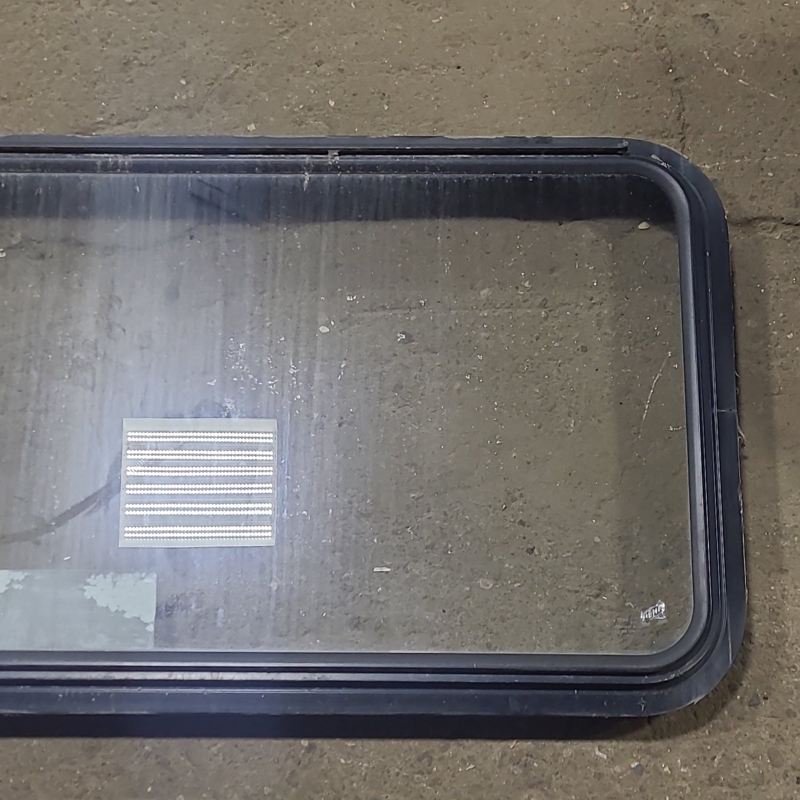 Used Black Radius Emergency Opening Window : 48 1/2