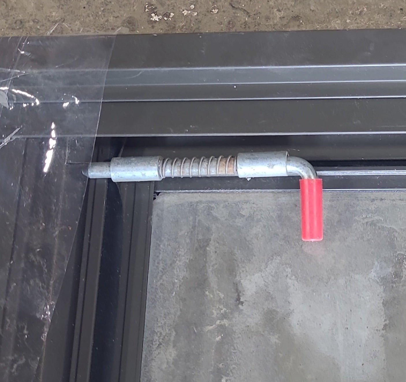 Used Black Radius Emergency Opening Window : 49 3/4