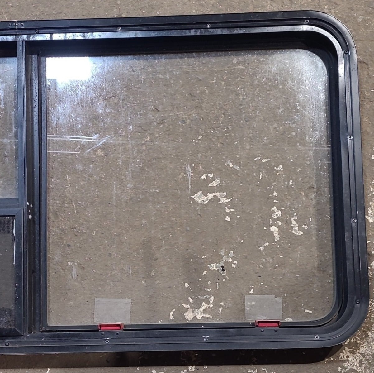 Used Black Radius Emergency Opening Window : 53 1/2