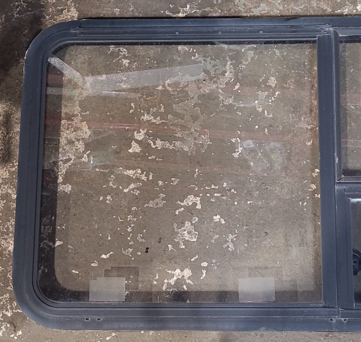 Used Black Radius Emergency Opening Window : 53 1/2