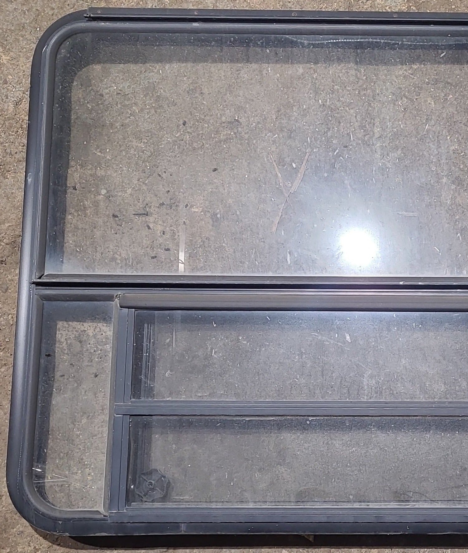 Used Black Radius Emergency Opening Window : 53 1/2