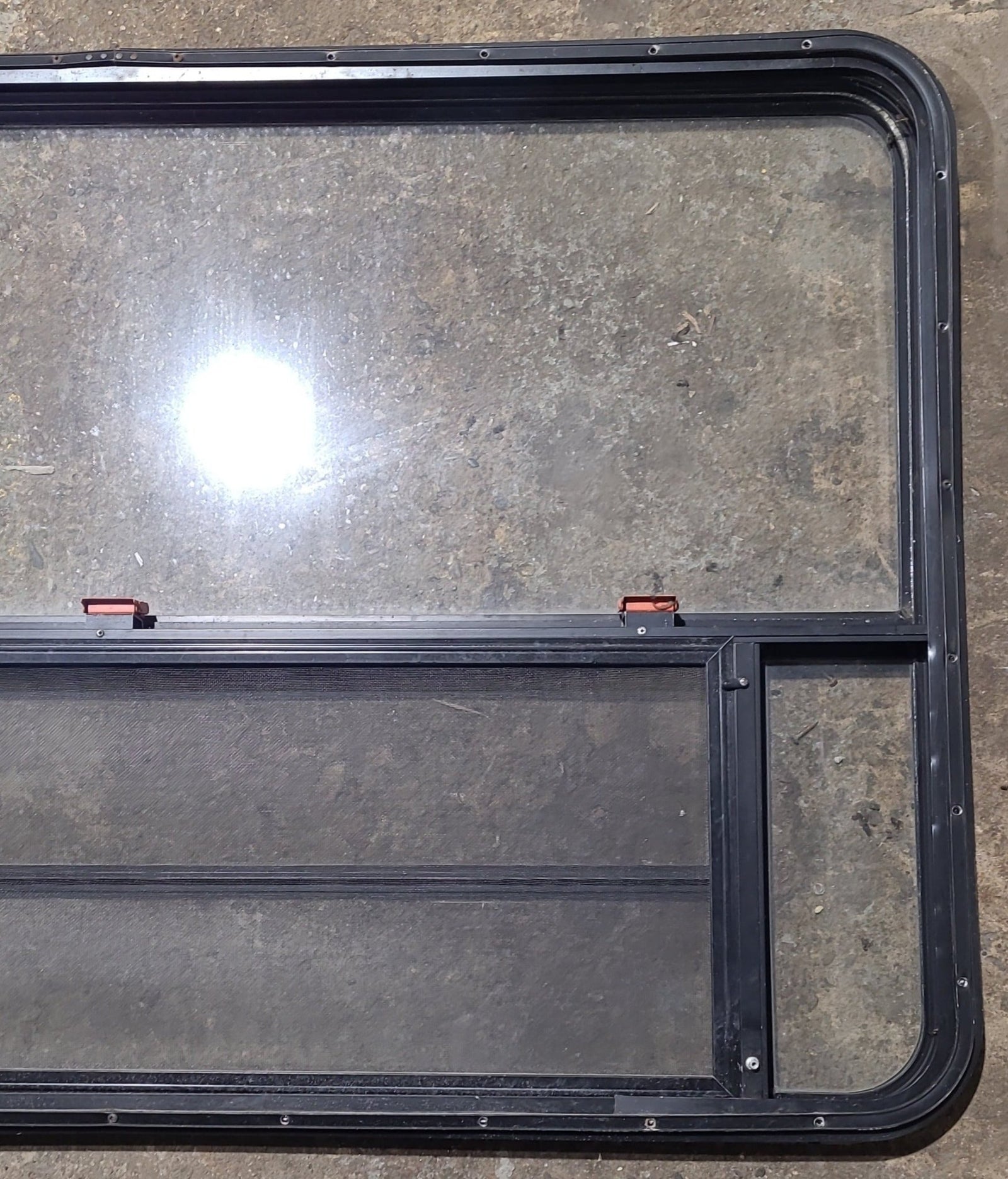 Used Black Radius Emergency Opening Window : 53 1/2