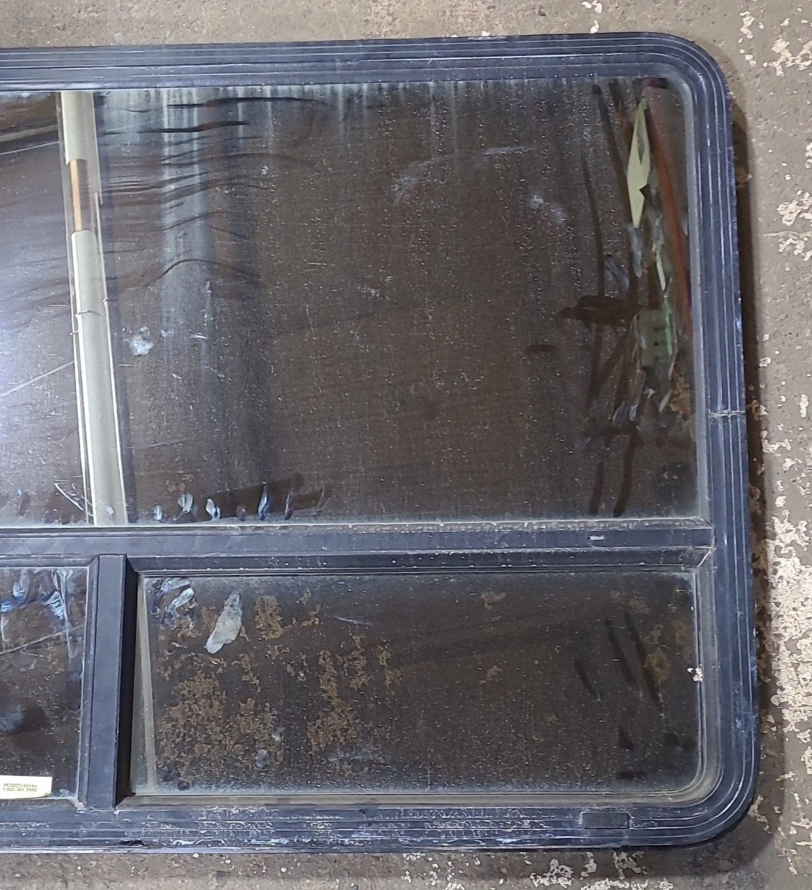 Used Black Radius Emergency Opening Window : 54 1/4