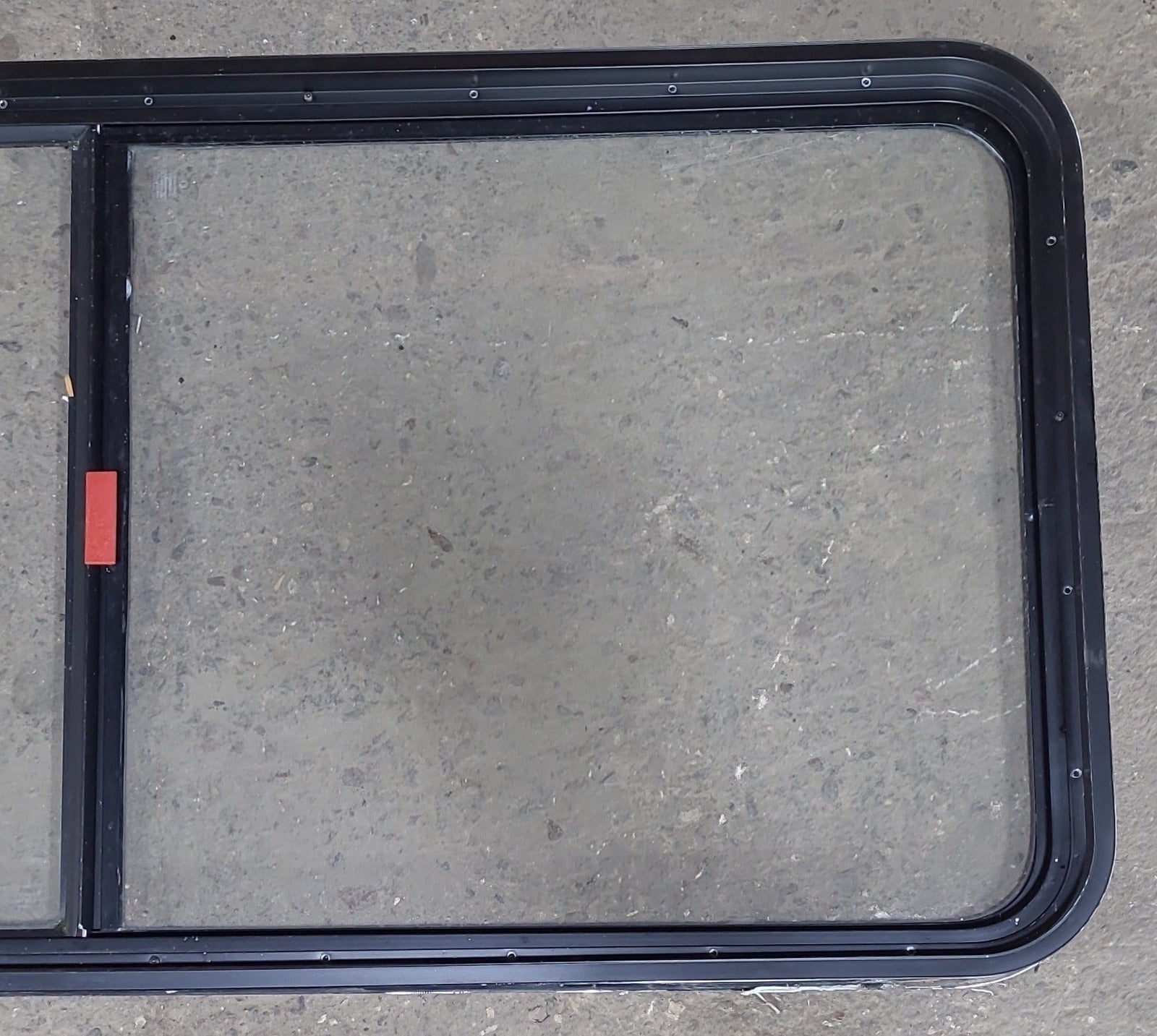 Used Black Radius Emergency Opening Window : 55 1/2