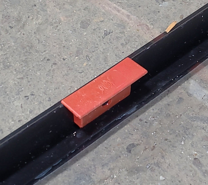 Used Black Radius Emergency Opening Window : 55 1/2" W x 25 1/2" H x 1 7/8" D - Young Farts RV Parts