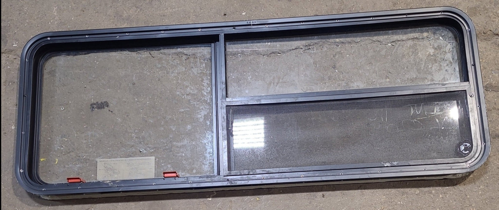 Used Black Radius Emergency Opening Window : 59 1/2