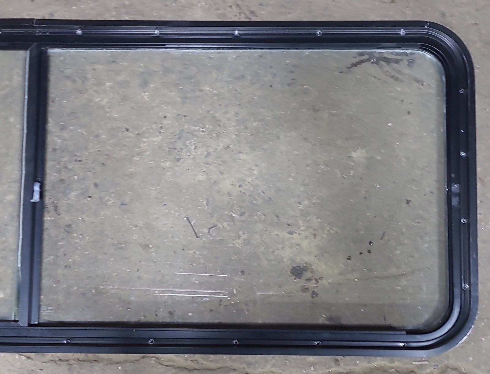 Used Black Radius Emergency Opening Window : 60 1/4