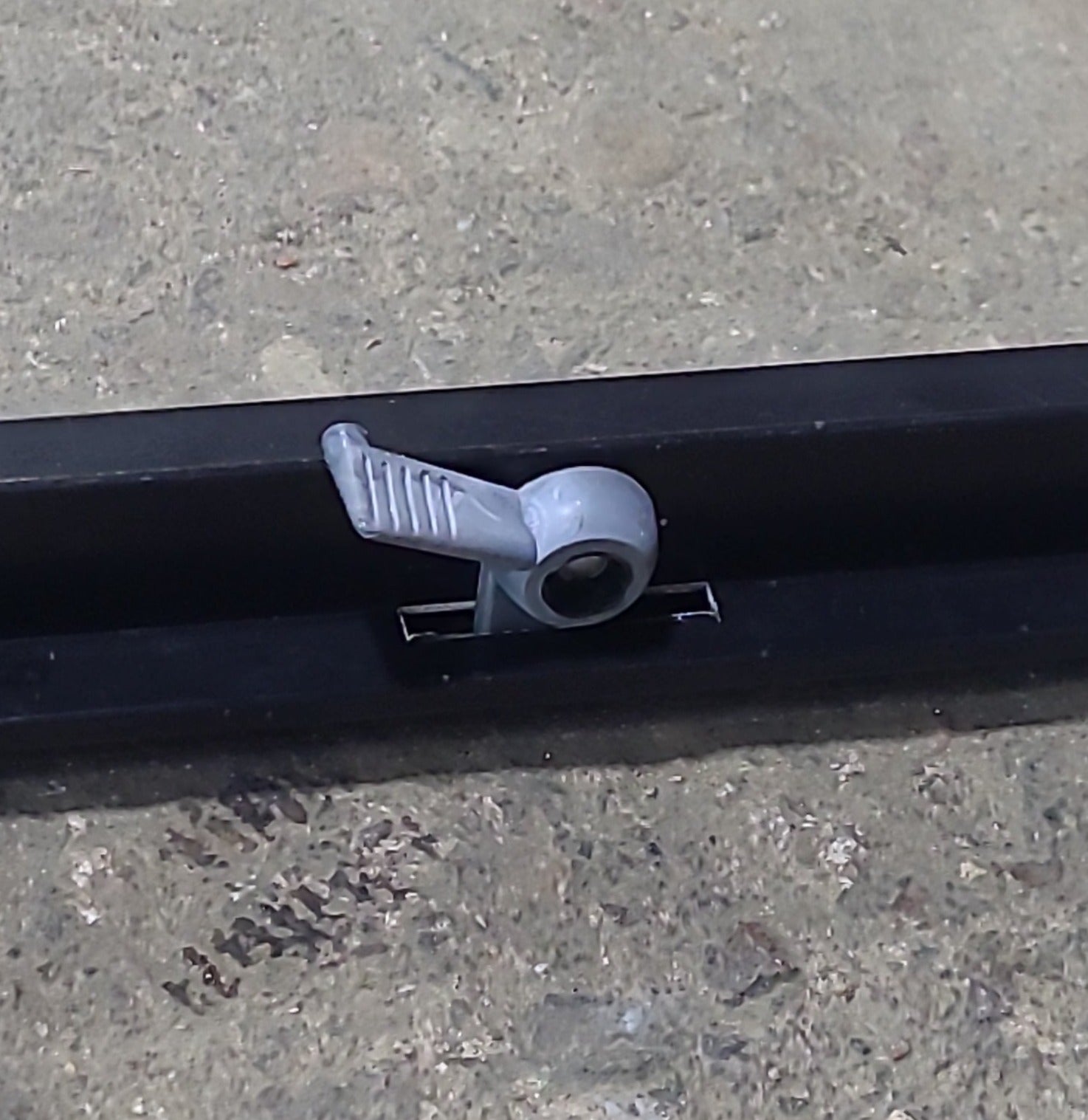 Used Black Radius Emergency Opening Window : 60 1/4