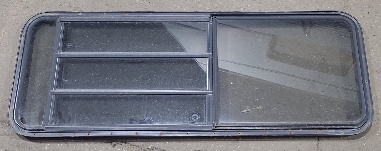 Used Black Radius Emergency Opening Window : 60 3/4