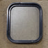 Used Black Radius Non Opening Window : 15 1/4" W x 17 3/4" H x 1 7/8" D - Young Farts RV Parts