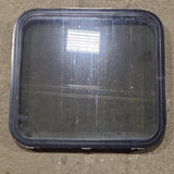 Used Black Radius Non Opening Window : 23 1/2