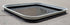 Used Black Radius Non-Opening Window : 23 1/4" W X 21 3/4" H X 1 3/8" D - Young Farts RV Parts