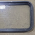 Used Black Radius Non Opening Window : 24 1/4" W x 16 3/4" H x 1 7/8" D - Young Farts RV Parts