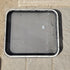 Used Black Radius Non-Opening Window : 24 1/4 X 22 X 2" D - Young Farts RV Parts