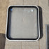 Used Black Radius Non-Opening Window : 24 1/4 X 22 X 2" D - Young Farts RV Parts