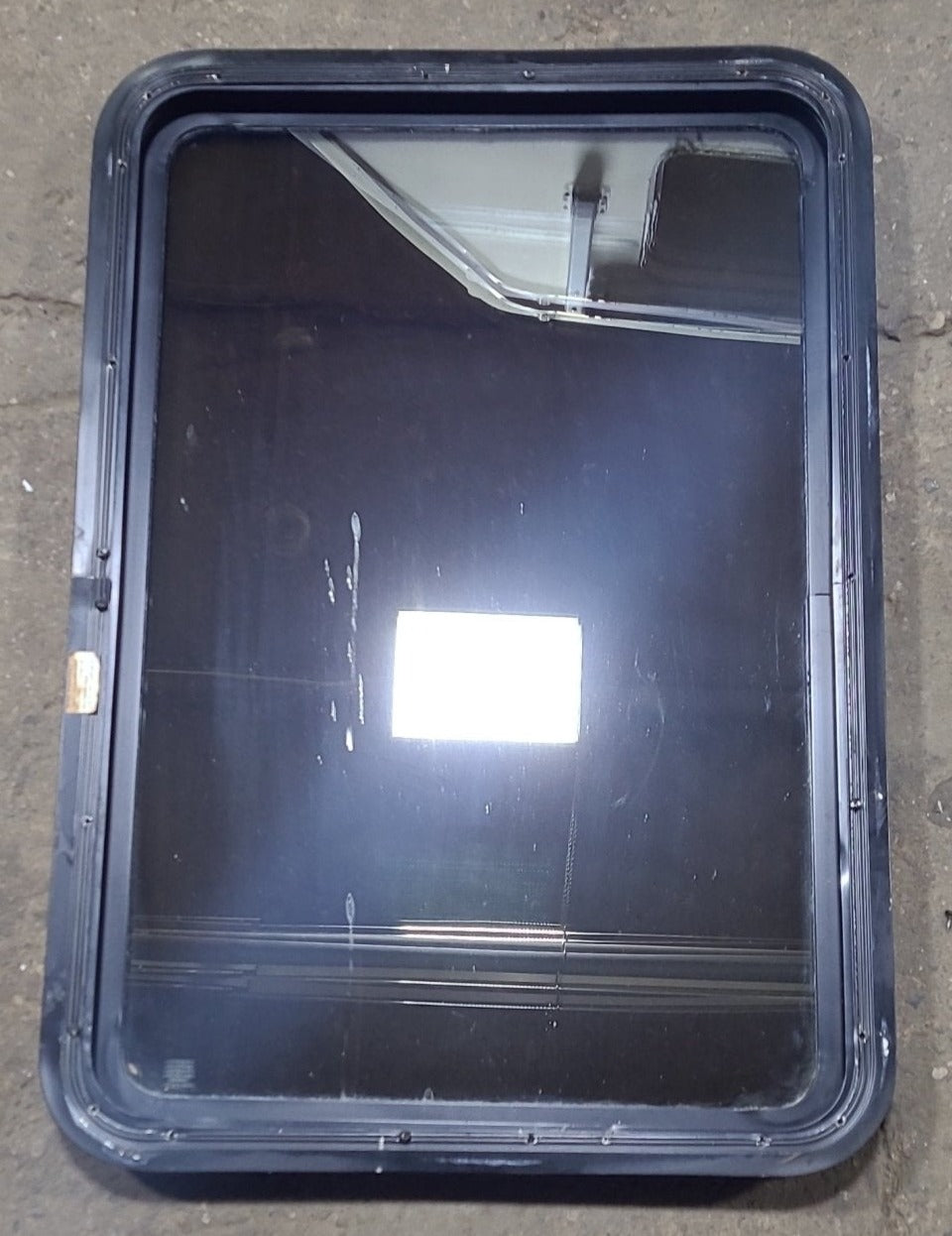 Used Black Radius Non Opening Window : 24