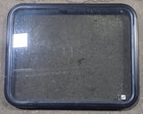 Used Black Radius Non Opening Window : 29 3/4