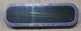 Used Black Radius Non Opening Window : 29 3/8