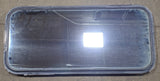 Used Black Radius Non Opening Window : 39 3/4