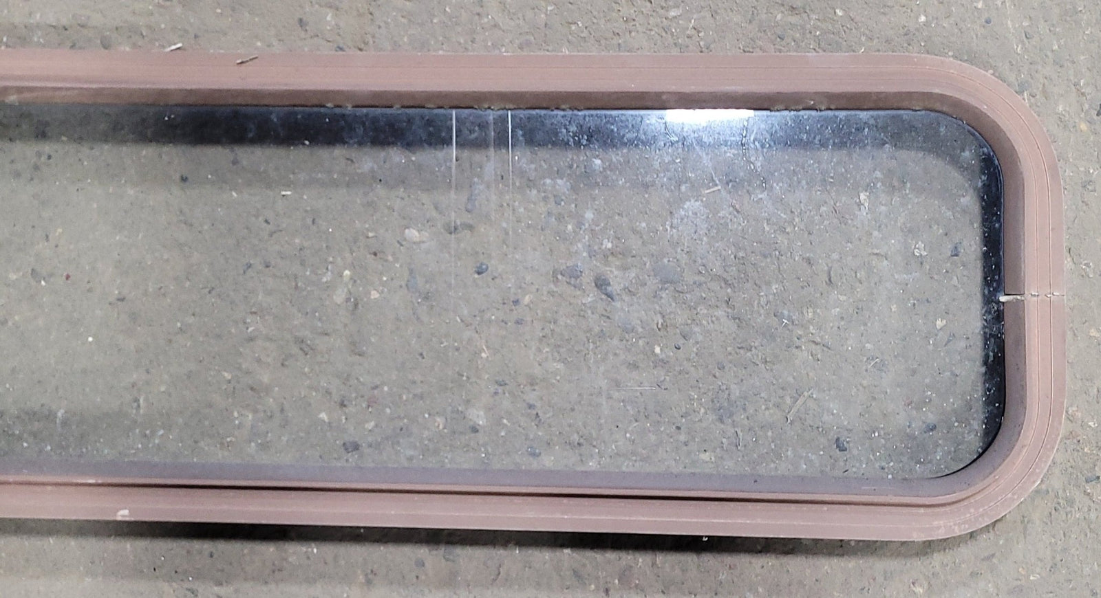 Used Black Radius Non-Opening Window : 42 1/4