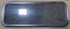 Used Black Radius Non Opening Window : 47 3/4" W X 17 3/4" H X 1" D - Young Farts RV Parts