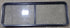 Used Black Radius Non Opening Window : 60 1/4" W x 21 3/4" H x 1 3/4" D - Young Farts RV Parts