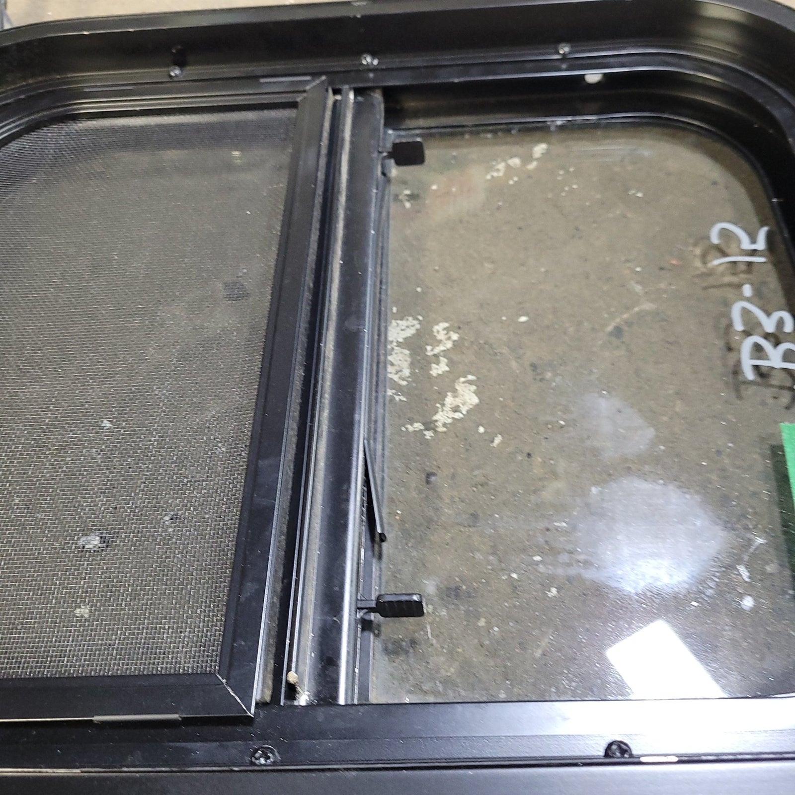 Used Black Radius Opening Window : 13 1/2