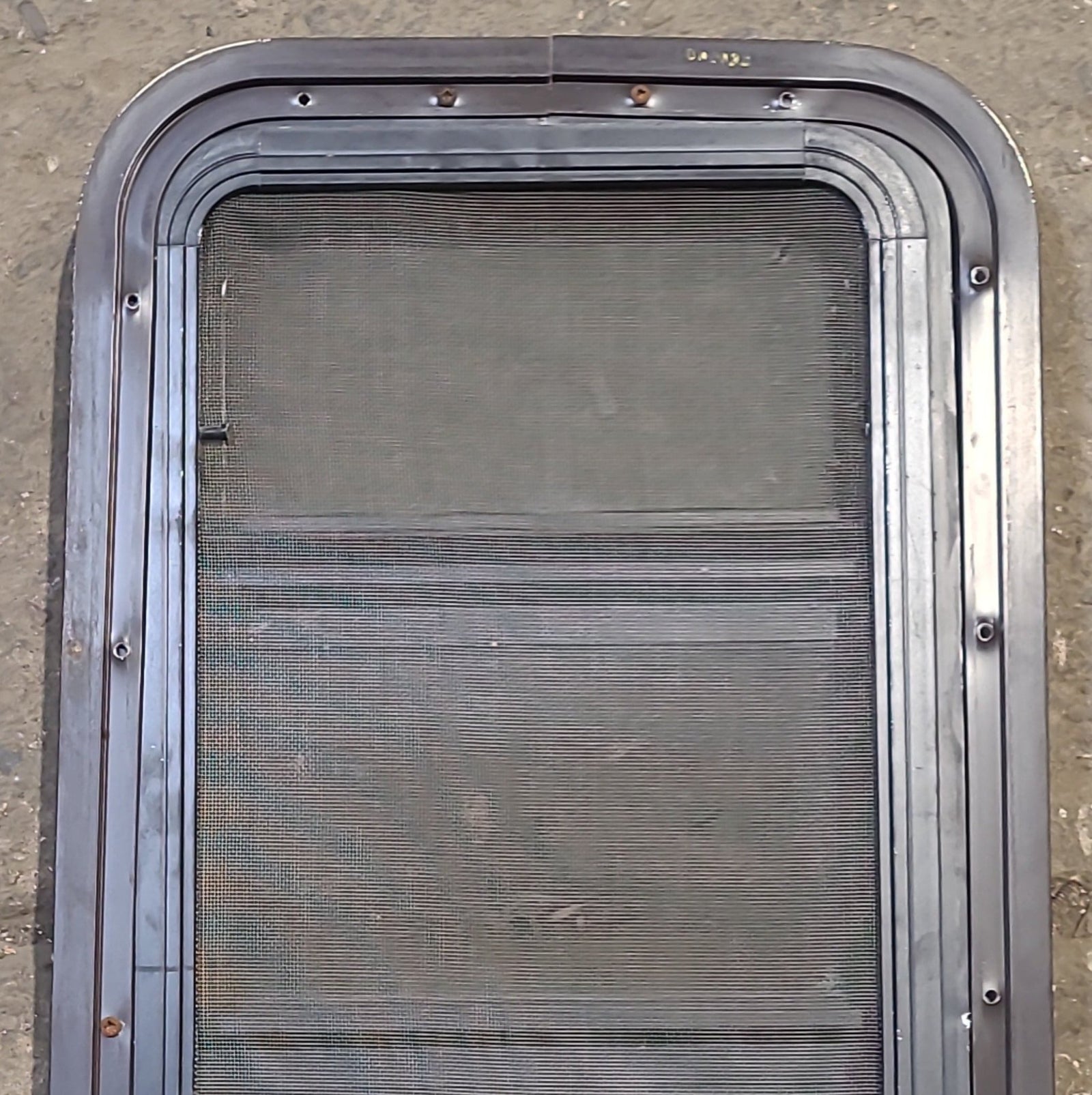 Used Black Radius Opening Window : 13 3/4