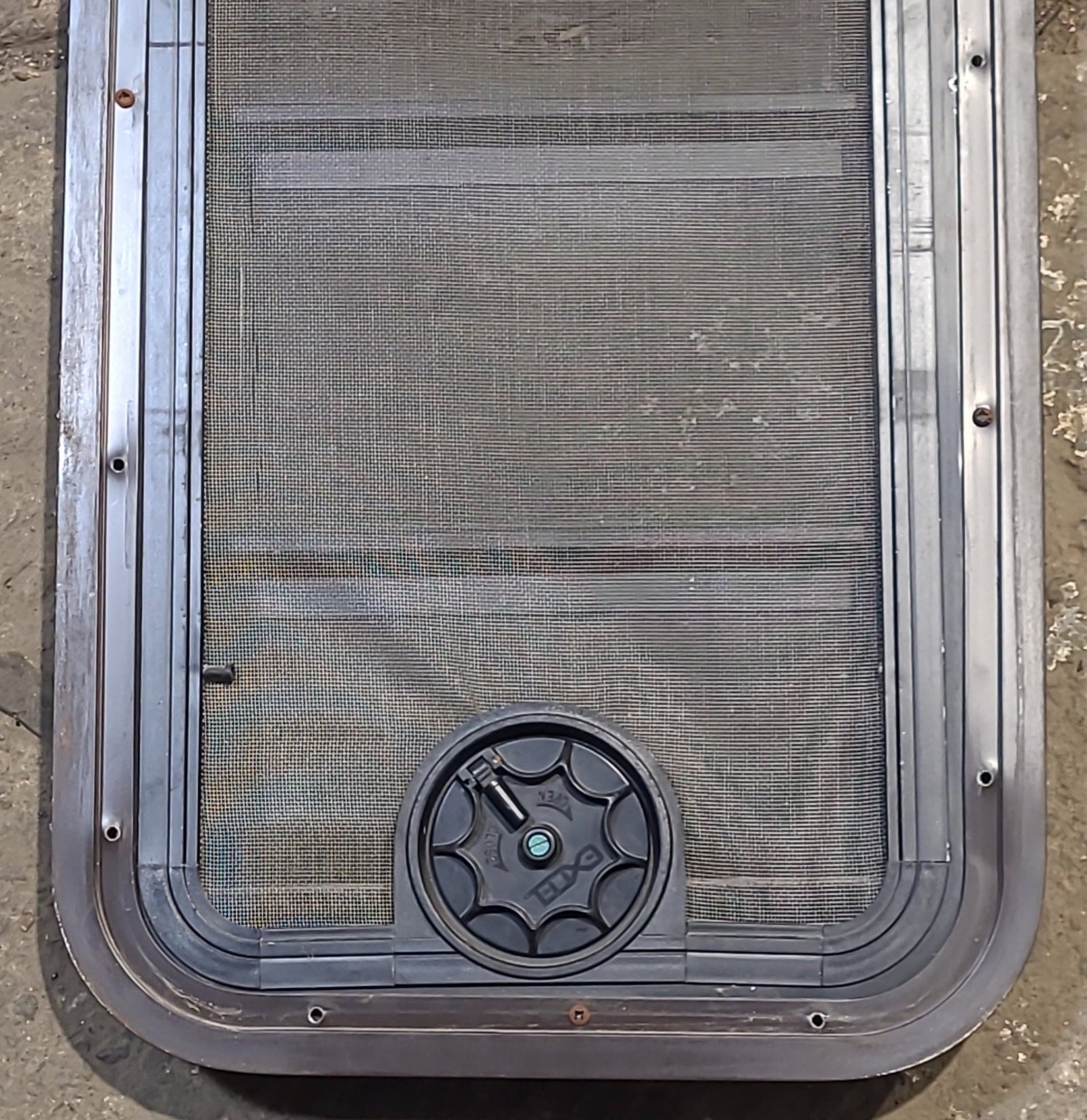 Used Black Radius Opening Window : 13 3/4