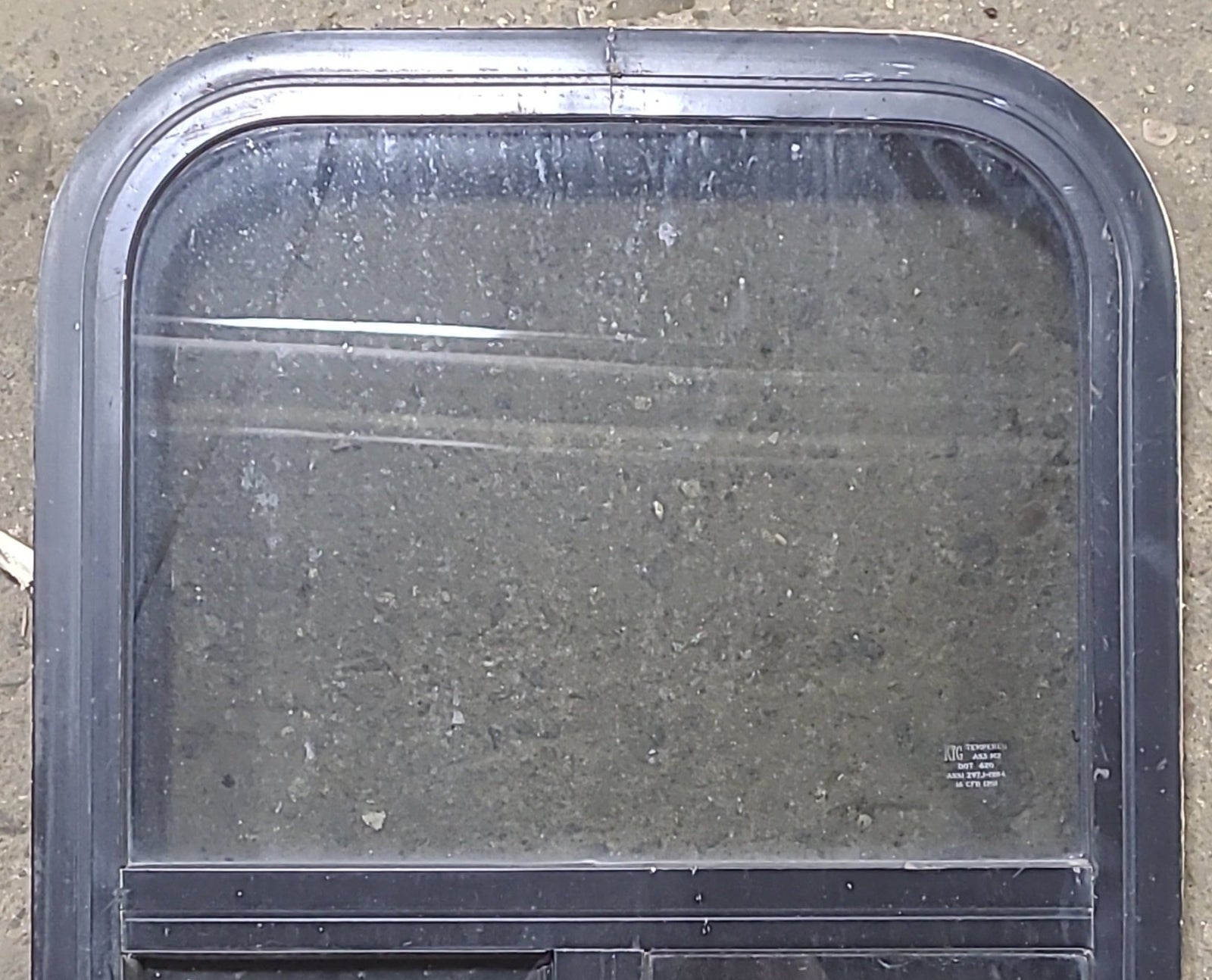 Used Black Radius Opening Window : 15 1/2