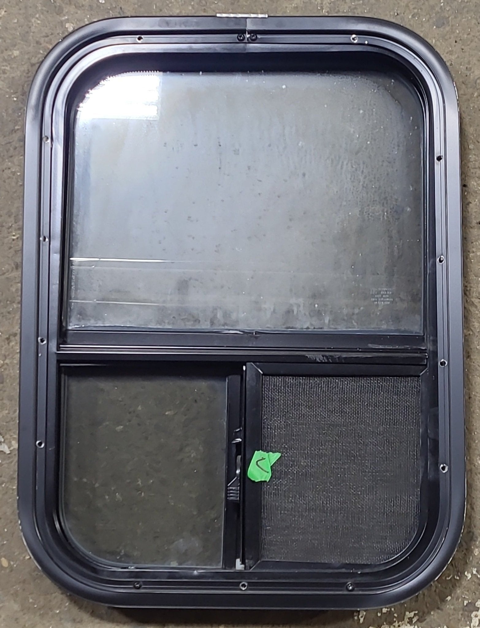 Used Black Radius Opening Window : 15 1/2