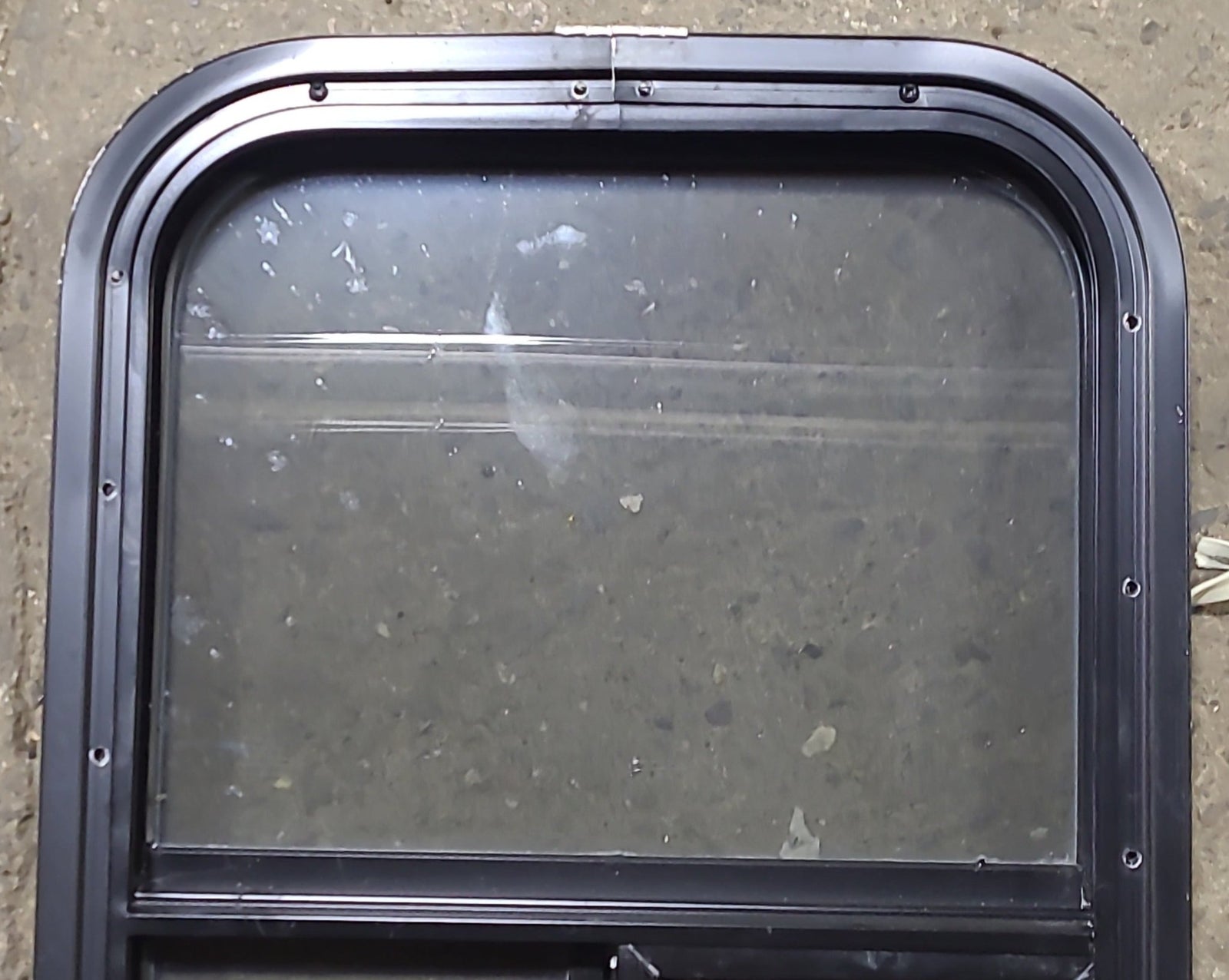 Used Black Radius Opening Window : 15 1/2