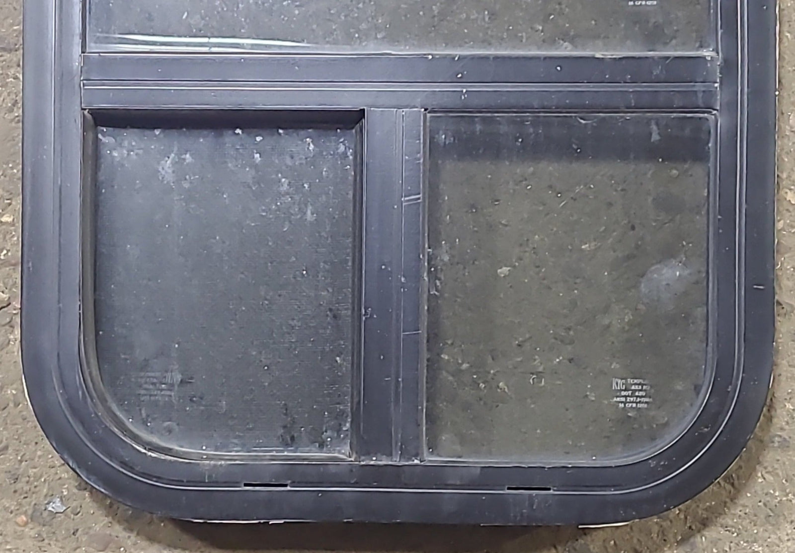 Used Black Radius Opening Window : 15 1/2