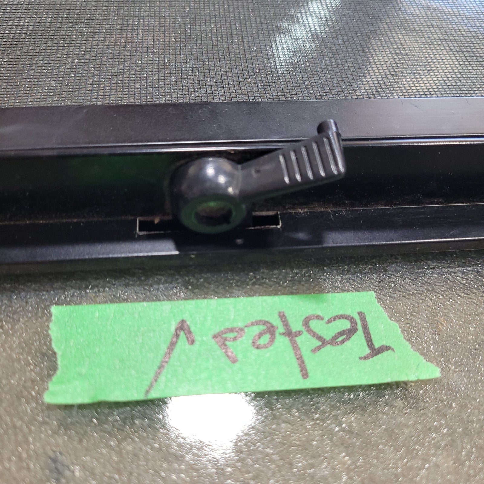 Used Black Radius Opening Window : 15 1/4