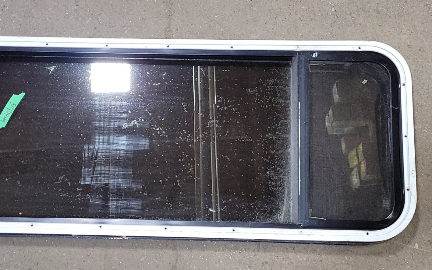 Used Black Radius Opening Window : 16 3/4