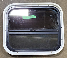 Load image into Gallery viewer, Used Black Radius Opening Window : 17 1/4&quot; W X 14 3/4&quot; H X 1 7/8&quot; D - Young Farts RV Parts
