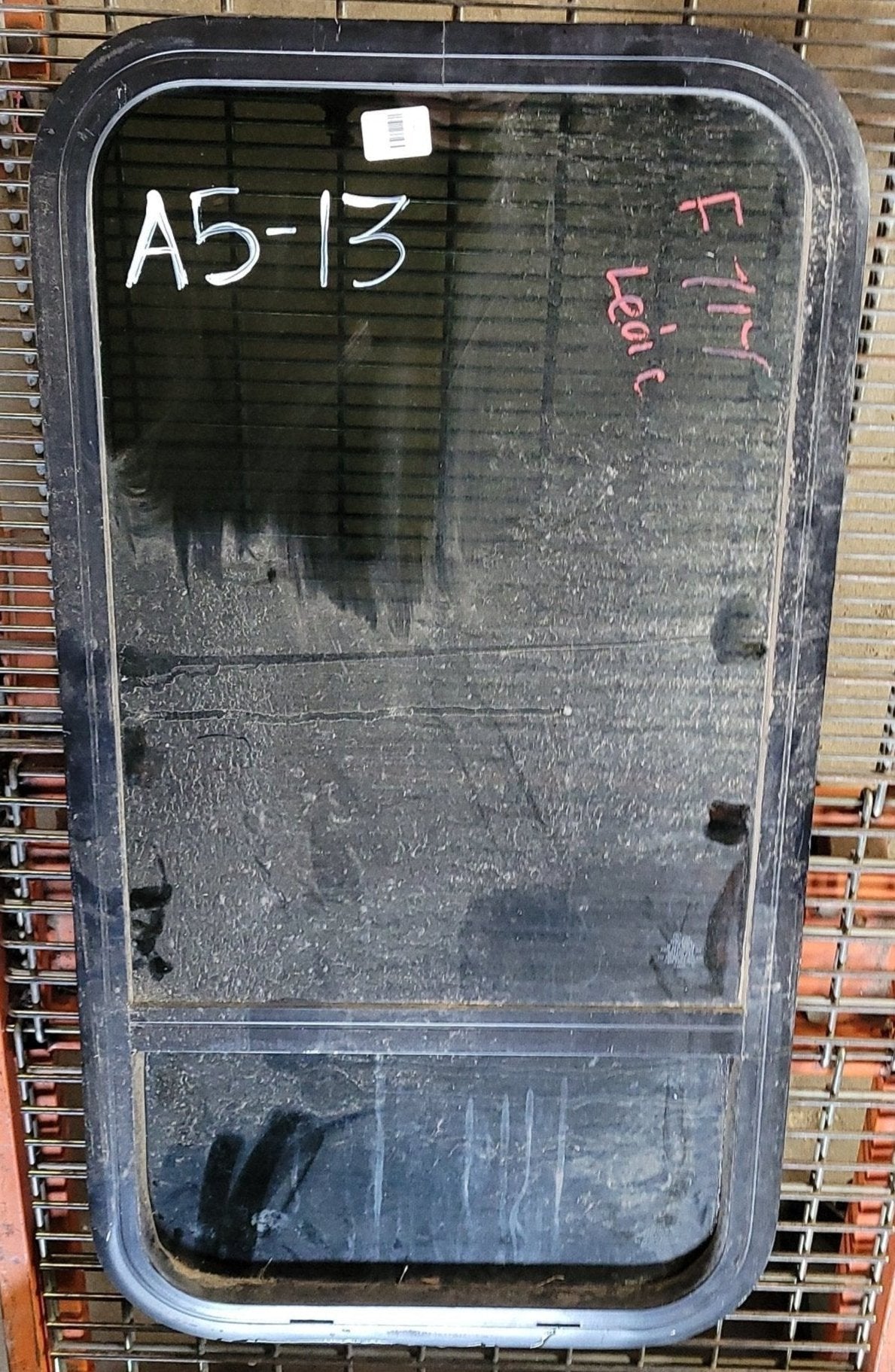 Used Black Radius Opening Window : 18 X 34 X 2