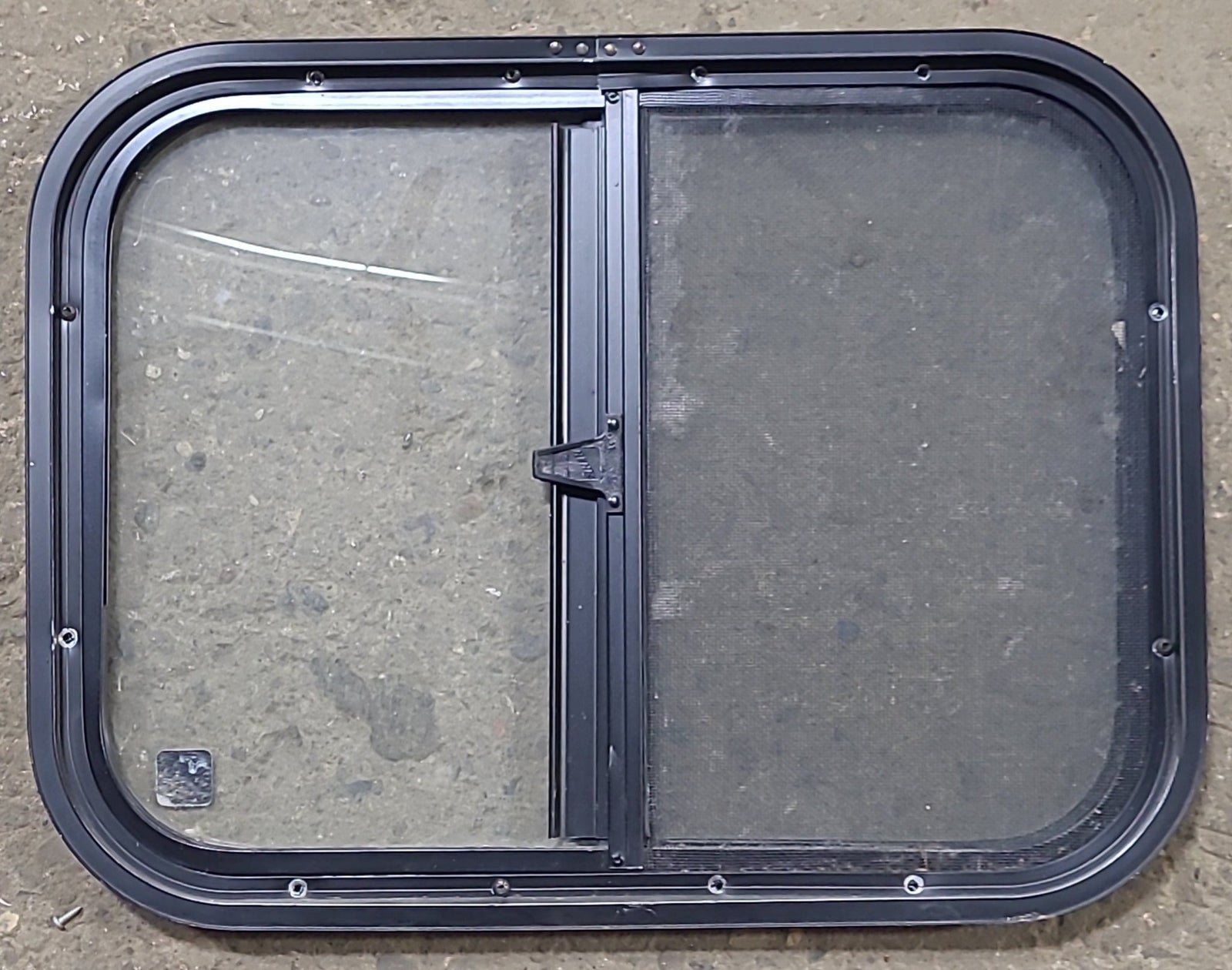 Used Black Radius Opening Window : 19 1/2