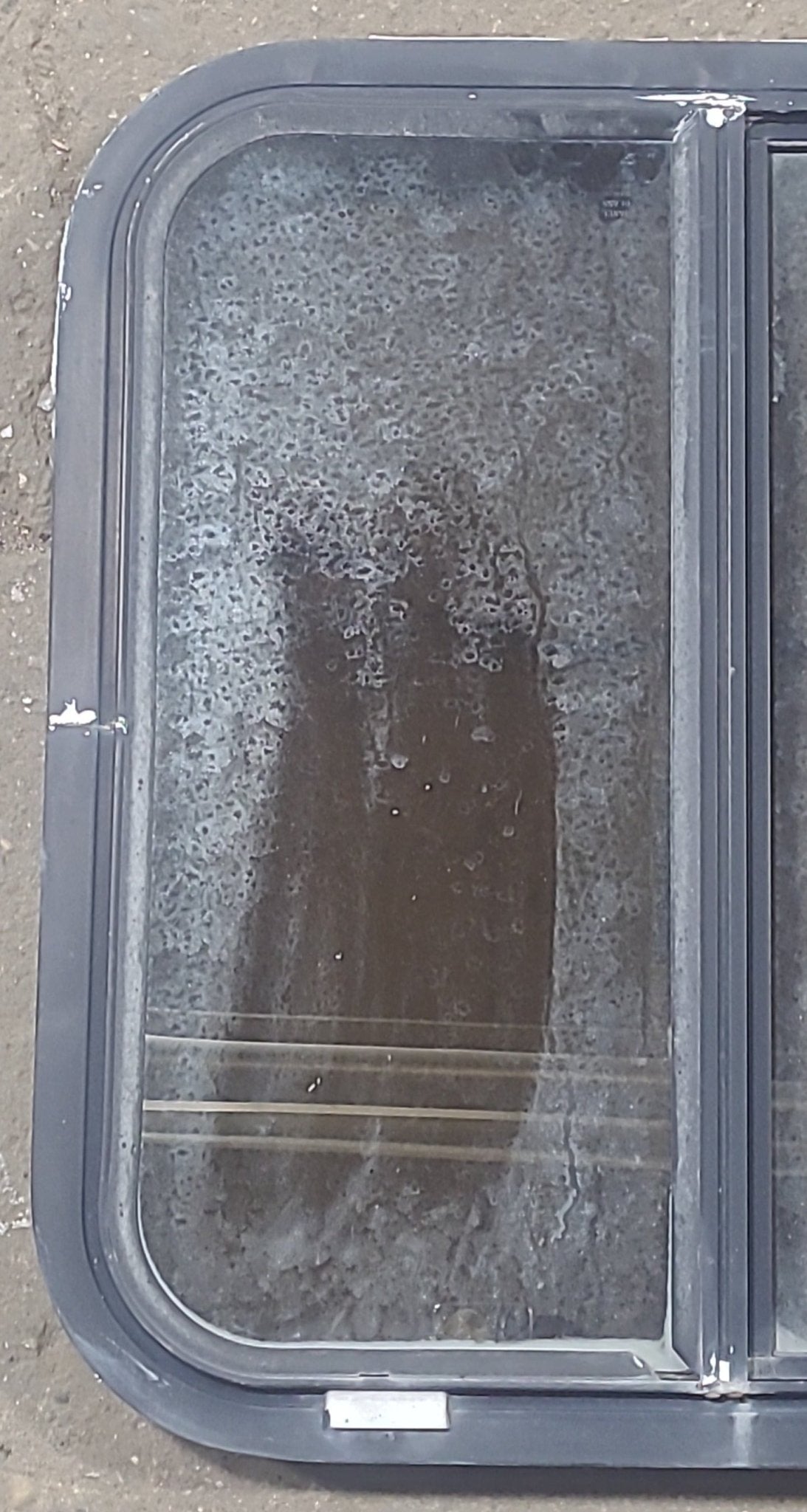 Used Black Radius Opening Window : 20 1/4